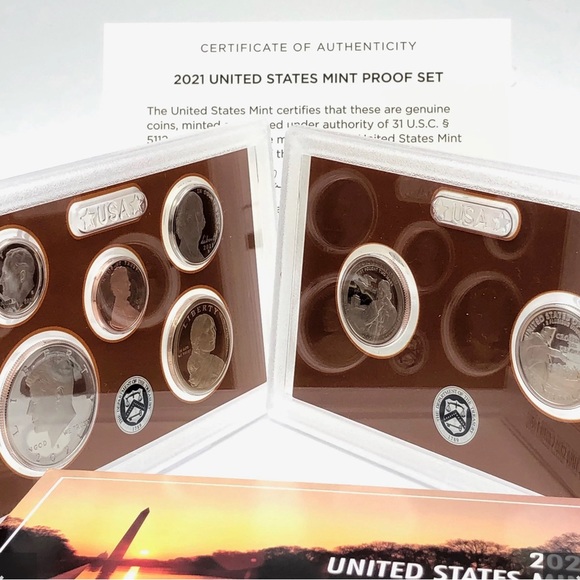 NWT 2021 US Mint Seven Coin Set w/ America the Beautiful National Parks Quarters - Picture 3 of 9